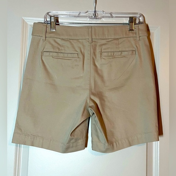 St. John’s Bay | 7” Bermuda Shorts in Beige Size 10P - Picture 7 of 7